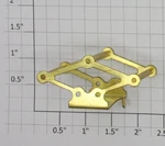 American Flyer 4633-1 Brass Standard Wide Gauge Pantograph (1). Fixed Price $10.00.