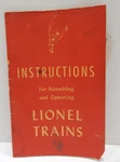 Lionel Instructions For Assembling & Operating Electric Trains 1947. Fixed Price $9.00.