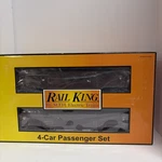 Mth Rail King 6730 Canadian Pacific 60' Streamlined 4-CAR Passenger Set Nice. Fixed Price $189.95.