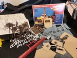 Scale Lionel Kit #5-4556 Boiler House & Accessories Incomplete / Parts Read. Fixed Price $12.00.