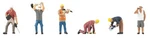 Construction Workers - Figures Set Ho/oo Gauge Faller 151694. Fixed Price $24.16.