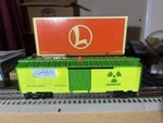 Lionel 6- 26215/ Mtw Aec Glow In The Dark Voltmeter Boxcar. "o" Scale Nib. Wow. Fixed Price $80.00.