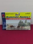 Life-like Trains Barnyard Animals Hand Painted Ho Scale Models 7 Peices. Fixed Price $5.95.