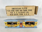 Nice American Flyer Original S-gauge Boxed Minicraft #270 News & Frank Stand!. Fixed Price $103.99.