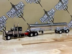 Dcp 1/64 Peterbilt 379 Flat Top Walker Milk Tanker Trailer Semi Truck Farm Toy. Fixed Price $129.99.