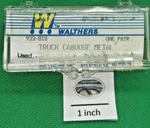 Walthers Ho #933-818 Sprung All Metal Caboose Trucks Pair, Nos Details Below. Fixed Price $10.95.