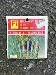 Vtg Christmas Hills Department Store Nos 5 Replacement Bulbs 6 Volt Flasher. Fixed Price $10.00.