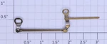 Lionel 2026-40 Right Hand Valve Gear Eccentric Rod Assembly. Fixed Price $6.00.