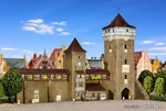 Kibri 37362 Scale N Wall With Tower. Fixed Price $44.11.