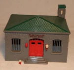 Plasticville PD-3 O/s Gauge Police Dept Kit #2 Missing Antenna. Fixed Price $10.00.