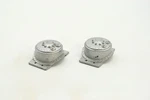2755-25 Tank Car Domes, Two Pieces, Nos, Authentic Lionel, Exc-, Silver. Fixed Price $6.95.