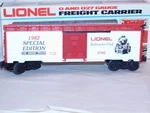 Lionel 6-0780, Railroader Club Box Car, Ob (1982), New. Fixed Price $7.99.