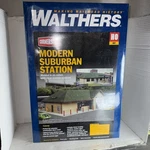Walthers Ho Scale Modern Suburban Station Kit Building Number #4095 For Train. Fixed Price $38.99.