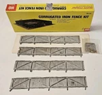Alloy Forms H-2013 Ho Scale Corrugated Iron Fence Kit Open Box, White Metal. Fixed Price $13.58.