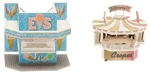 Faller 140442 Ho Ice Cream/pancake Stands Kit. Fixed Price $27.99.