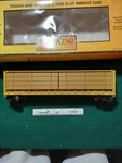 Mth Rail King #30-7696 Union Pacific Center I-beam Flat Car With Lumber Load. Fixed Price $49.00.