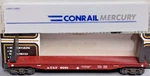 K-line K-6991 Classic Atsf Flat Car W/conrail Mercury Load. Fixed Price $75.00.