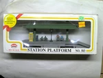 Ho Scale Model Power 583 Station Platform Lighted With 4 Hand Painted Figures. Fixed Price $30.00.