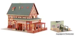Vollmer 43681 Ho Scale Romantik Series: Restaurant Pizzeria Luigi With Pergola. Fixed Price $57.44.