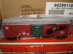 New Lionel 29911 Rare 2003 Employee Christmas Car- B2. Fixed Price $93.60.