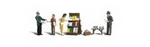 Woodland Scenics A2191 Scale Newsstand Scene & Figures. Fixed Price $16.70.