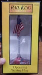Mth Rail King 30-9103 Operating American Waving Flag Nib Gauge Lqqk. Fixed Price $30.00.