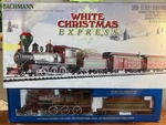 Brand New Vintage Bachmann Big Haulers White Christmas Express Train Set #90076. Fixed Price $325.00.