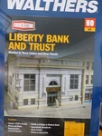 Walthers Cornerstone Ho #933-3772 Liberty Bank & Trust -- Plastic Kit. Fixed Price $38.59.