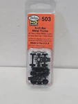 Kadee #503 Arch Bar Trucks W/ Ready-to-mount Couplers 33" Bk Wheels (2) Ho Scale. Fixed Price $13.25.