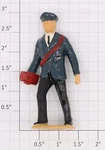 Acme 0227-13 Scale Railroad Worker Figure With Dark Blue Coat. Fixed Price $5.00.