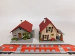 2X Faller H0 Models No. 200+ 208 Balcony Missing WOOD/PLASTER/50S #DG584-0.5. Fixed Price $32.53.