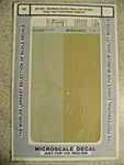 Microscale Decal Ho 87-787 Northern Pacific Pass. Car Stripes Orig. Two Tone Grn. Fixed Price $8.30.