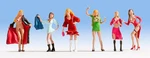 Noch 15959 Ho Scale Women Of The Night -- PKG(6). Fixed Price $25.99.