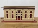 Vtg Lionel City Station Repainted / Restored 19.5IN X 9.25 8.75IN. Fixed Price $250.00.