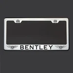8K Polish Mirror Stainless Steel Bentley Black Laser Etched License Plate Frame. Fixed Price $35.99.