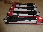 Lot Of 4 Mth Scale Locomotive Body Shells Western Maryland 15.75" #2. Fixed Price $135.00.
