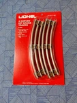 Nos 4 Pack 027 Gauge Lionel Curved Track 6-5012 New Sealed. Fixed Price $18.99.