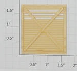 Lionel 3366-10 Circus Light Beige Car Door. Fixed Price $8.00.