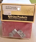 Keil Line Passenger Corner Washbowl Sink Scale Rail Detail Kit 48-252. Fixed Price $7.00.