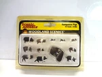 Woodland Scenics Ho Scale Accents A1864 Hampshire Pigs Nip G28. Fixed Price $9.50.