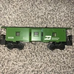 Lionel 6-9326 Burlington Northern Bay Window Caboose 1979. Fixed Price $20.00.
