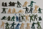 Acme 26-812 Army Man Figure Assortment (bag Of 31). Fixed Price $28.00.