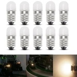 10 Pack Of Warm White #1447 18 Volt Screw Base Led Bulbs Light For Lionel Trains. Fixed Price $18.98.