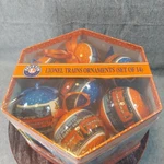 Lionel Trains Christmas Ornaments Set Of 14 With Hexagon Gift Box Read. Fixed Price $23.24.