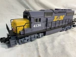 Gauge Lionel 6-18819 Louisville & Nashville GP-38-2 Diesel Engine. Fixed Price $190.00.