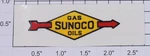Lionel 2654-1 Sunoco Arrow Oil Tank Sticker Decal (10). Fixed Price $15.00.