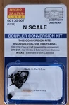 Micro Trains 001 30 007 Coupler Conversion Kit 1111 Cor Atlas Rivarossi. Fixed Price $12.00.