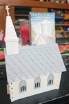 Vintage, Ho Scale/gauge, Plasticville Church Kit #2604-100. See Ad. (F91). Fixed Price $9.00.