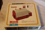 Ho Scale Bachmann Plasticville Red Barn Snap-fit Kit, #2602. Fixed Price $24.00.