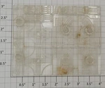 Lionel 1952-KIT Gauge Track Layout Stamp Printing. Fixed Price $25.00.